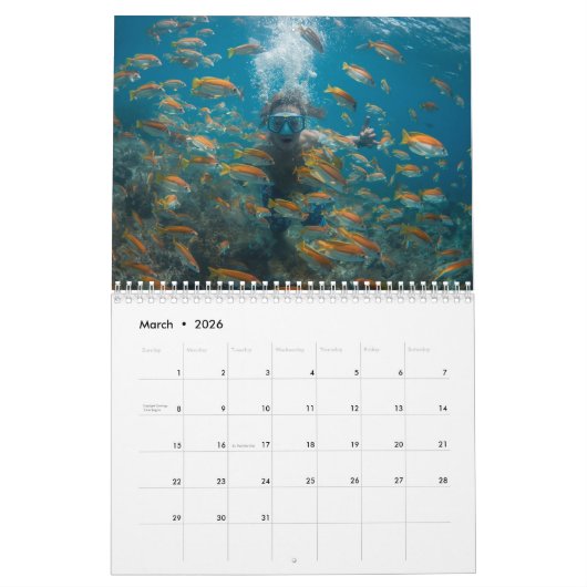 Aruba calendar カレンダー (3月 2026)