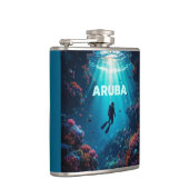 Aruba diver フラスク (右)