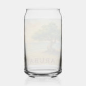 Aruba Eagle Beach Divi Tree Golden Hour ガラス缶 (正面)