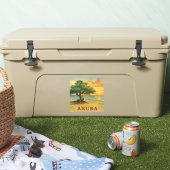 Aruba Eagle Beach Divi Tree Golden Hour シール (クーラー)