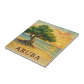 Aruba Eagle Beach Divi Tree Golden Hour タイル (側面)