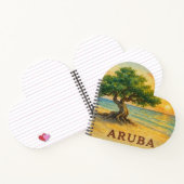 Aruba Eagle Beach Divi Tree Golden Hour ノートブック (内部)