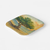 Aruba Eagle Beach Divi Tree Golden Hour ペーパープレート (傾斜あり)