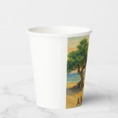 Aruba Eagle Beach Divi Tree Golden Hour 紙コップ (右)