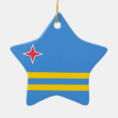 Aruba flag セラミックオーナメント (正面)