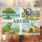 Aruba multiview watercolor ウィンドウサイン (シート2)