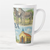 Aruba multiview watercolor カフェラテマグ (右)