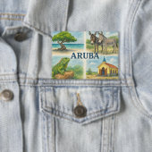 Aruba multiview watercolor 缶バッジ (インサイチュ)