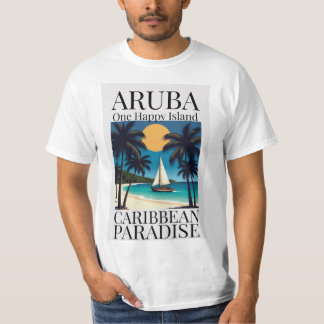 Aruba One Happy Island  Tシャツ