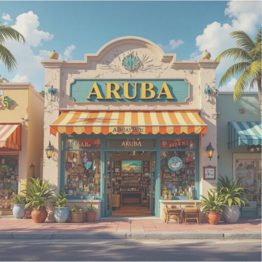 Aruba shop シール (正面)