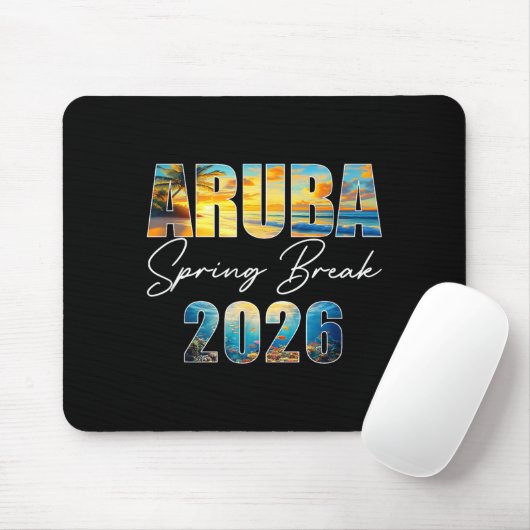 Aruba Spring Break 2026 Summer Vacation Beach  マウスパッド (マウス)