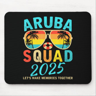 Aruba Squad 2025 Vacation Friends Family Matching  マウスパッド