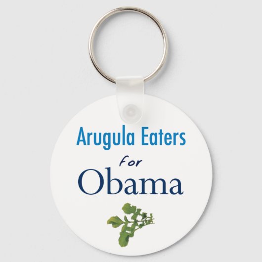 Arugula Eaters for Obama Keychain キーホルダー (正面)