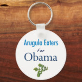 Arugula Eaters for Obama Keychain キーホルダー (正面)