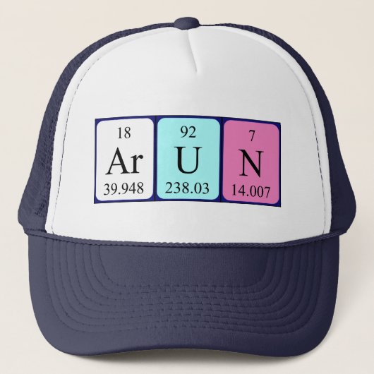 Arun定期的なテーブル名hat キャップ (正面)