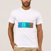 Arunas期別表名のシャツ Tシャツ (正面)