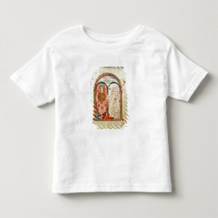 Arundelクライストチャーチ、Canterburの155人のf.133修道士 トドラーTシャツ