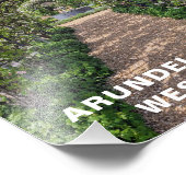 Arundel Gardens in Spring Time, West Sussex Photo フォトプリント (角)