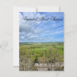 Arundel in Spring Time, West Sussex ポストカード