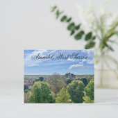 Arundel in Spring Time, West Sussex ポストカード (スタンド正面)