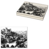 Arundel, West Sussex, Vintage Sketch ラバースタンプ (押印)