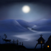 Arvidsjaur mugg med samiskt mönster マグカップ