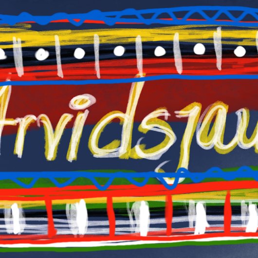 Arvidsjaur mugg med samiskt mönster マグカップ