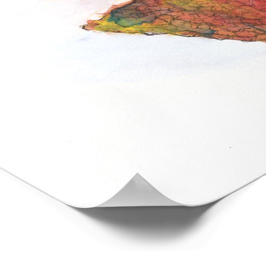 Árvore das cores ポスター (角)