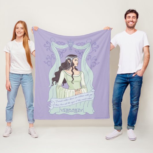 ARWEN™「あなたと一生を共有したい」グラフィック フリースブランケット (インサイチュ)