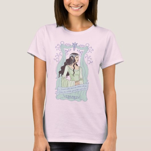 ARWEN™「あなたと一生を共有したい" グラフィック Tシャツ (正面)