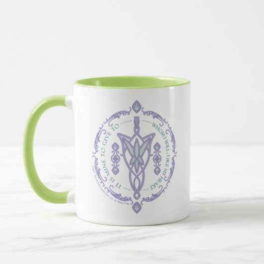 ARWEN™ エヴェンスターの引用グラフィック マグカップ (左)