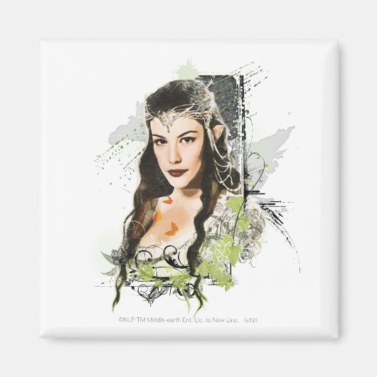 ARWEN™ベクトルコラージュ マグネット (正面)