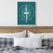 ARWEN™ Elven Sword Quote キャンバスプリント (インサイチュ (寝室))