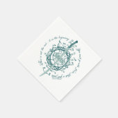 ARWEN™ Elven Sword Quote スタンダードカクテルナプキン (角)