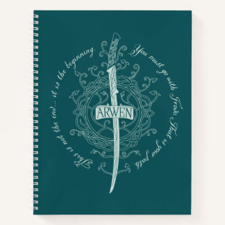ARWEN™ Elven Sword Quote ノートブック