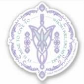 「ARWEN™  Evenstar」の名言 グラフィック シール (正面)