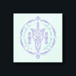 ARWEN™ Evenstar Quote Graphic キャンバスプリント<br><div class="desc">Embrace the grace and strength of Middle-earth™ with this elegant Lord of the Rings™ design inspired by Arwen™ and the timeless beauty of Elven artistry. At the center, an intricate Evenstar-style motif is framed by delicate scrollwork and flowing ornamental details, creating a refined, symmetrical composition. Encircling the design is the...</div>