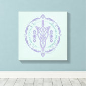 ARWEN™ Evenstar Quote Graphic キャンバスプリント (インサイチュ (ウッドフロア))