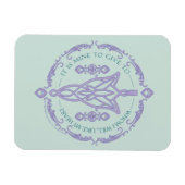 ARWEN™ Evenstar Quote Graphic マグネット (横)
