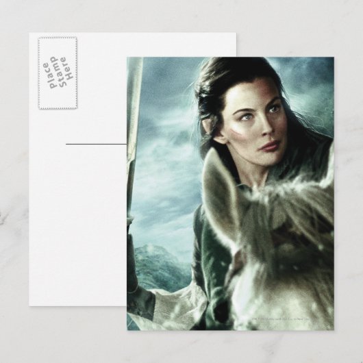 ARWEN™ in Snow and Sword ポストカード (正面/裏面)