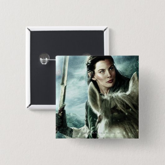 ARWEN™ in Snow and Sword 缶バッジ (正面&裏面)