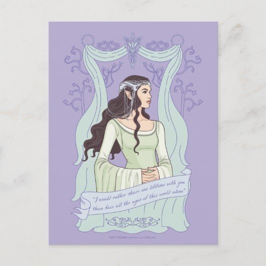ARWEN™ "Share One Lifetime With You" Graphic ポストカード (正面)
