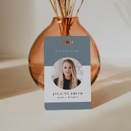 ARYAミニマリストSage Greenビジネス従業員ID バッジ