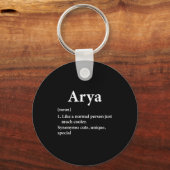 Arya Name Definition  キーホルダー (正面)