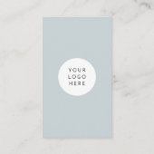 ARYA SageグリーンソーシャルメディアQRコードインスタグラム 名刺 (裏面)