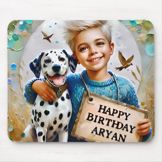 ARYAN ～と彼のダレメド犬～ マウスパッド (正面)