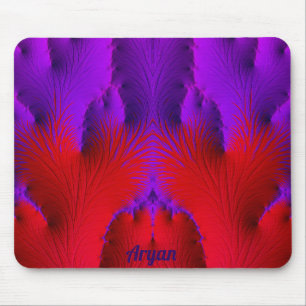 ARYAN to Zany Hot Shades of Red and Purple マウスパッド