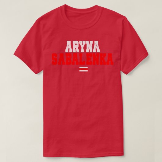 Aryna Sabalenkaベラルーシテニス選手Tシャツ Tシャツ (デザイン正面)