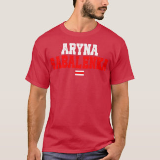 Aryna Sabalenkaベラルーシテニス選手Tシャツ Tシャツ