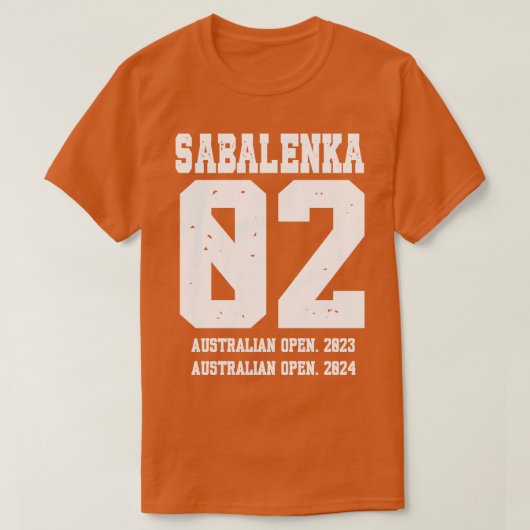 Aryna Sabalenka Tシャツ (デザイン正面)